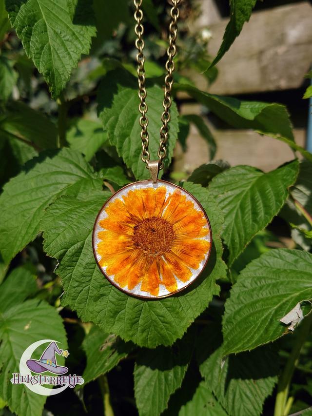 Goudsbloem ketting