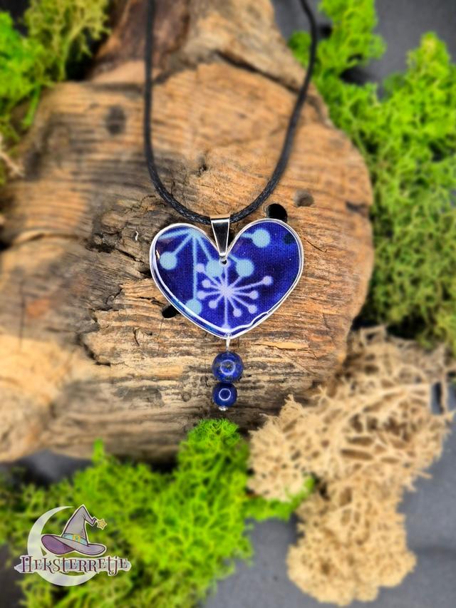 Ketting "Hartverwarmend" met edelsteen