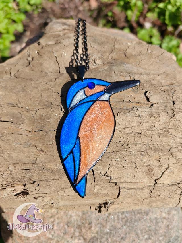 Ijsvogel ketting