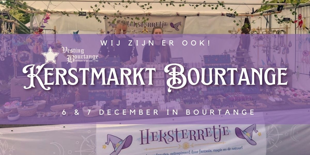 Wij staan 6 & 7 december op de Kerstmarkt in Bourtange!